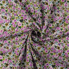 Baumwoll Voile Digital Luna