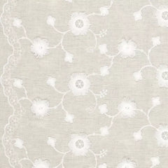 Baumwoll Mix Embroidery Catchy Natural