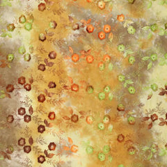 Bestickte Baumwolle Blumen Tie Dye Poppy