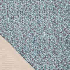 Stretch Feincord Ditsy Flower - mint