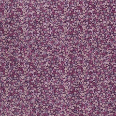 Stretch Feincord Ditsy Flower - lila
