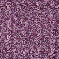 Stretch Feincord Ditsy Flower - lila