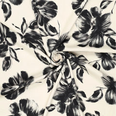 Viskose Stretch Vintage Flower
