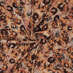 Viskose Mix Natural Animal Look - orange