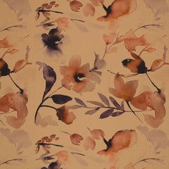 Viskosestoff Watercolor Flowers