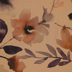 Viskosestoff Watercolor Flowers