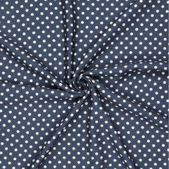 Viskose Twill Polka Dots