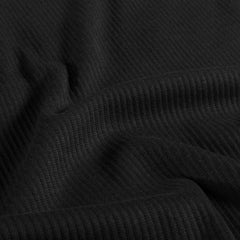 Baby Rippenjersey Anni - schwarz