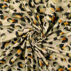 Baumwolljersey Digital Tierfell