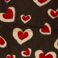 Teddy Jacquard Big Hearts