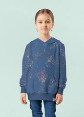 Sweatshirtstoff Sprenkel by Glitzerpüppi - stahlblau