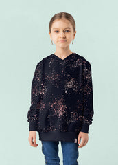 Sweatshirtstoff Sprenkel by Glitzerpüppi - dunkelblau