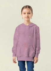 Sweatshirtstoff Sprenkel by Glitzerpüppi - altrosa
