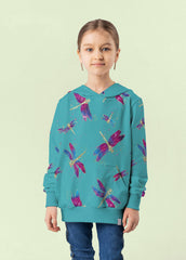 Sweatshirtstoff Libellen by Glitzerpüppi - mint