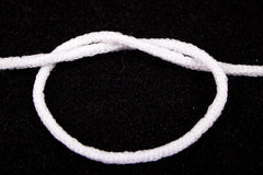 2mm Gummikordel weiß