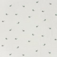 Double Gauze Musselin Tiermotive