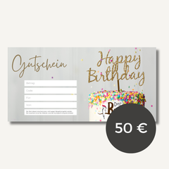 Gutschein Geburtstag Kartenvariante