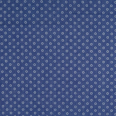 Hemdenstoff Jeansoptik White Circles