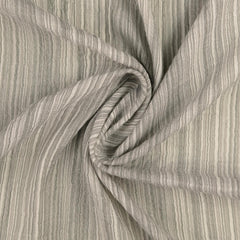 Double Gauze Musselin Feine Streifen - grau