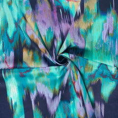 Baumwoll Satin Abstract Gradient