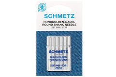 5 Nähmaschinennadeln Rundkolben-Nadel 70/10