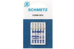 5 Nähmaschinennadeln Universalnadel Combibox 70/10 - 90/14