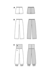 Schnittmuster burda easy - Hose 5591
