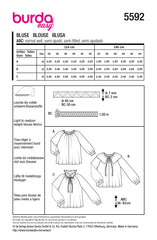 Schnittmuster burda easy - Bluse 5592