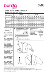 Schnittmuster burda style - Jacke 5596