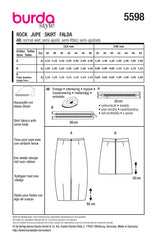 Schnittmuster burda style - Rock 5598