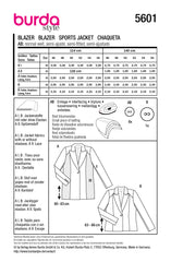Schnittmuster burda style - Blazer 5601 - Plus Size