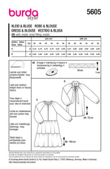 Schnittmuster burda style - Kleid & Bluse 5605