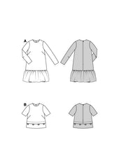 Schnittmuster burda style - Kleid & Shirt 5609