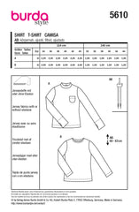 Schnittmuster burda style - Shirt 5610