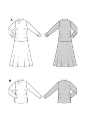 Schnittmuster burda style - Kleid & Shirt 5616