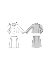 Schnittmuster burda style - Kostüm 5617