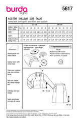 Schnittmuster burda style - Kostüm 5617