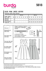 Schnittmuster burda style - Kleid 5618