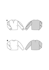 Schnittmuster burda style - Sweater 5623