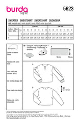 Schnittmuster burda style - Sweater 5623