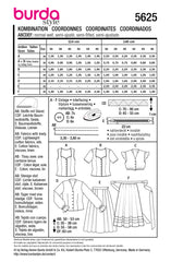 Schnittmuster burda style - Kombination 5625