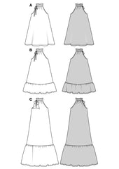 Schnittmuster burda easy - Kleid 5628