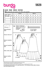 Schnittmuster burda easy - Kleid 5628