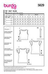 Schnittmuster burda easy - Top 5629