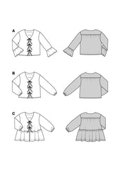 Schnittmuster burda easy - Bluse 5632