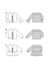 Schnittmuster burda easy - Bluse 5632