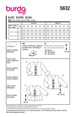 Schnittmuster burda easy - Bluse 5632