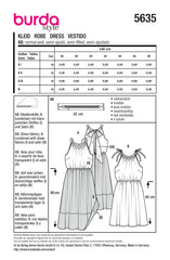 Schnittmuster burda style - Kleid 5635