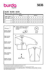 Schnittmuster burda style - Bluse 5636