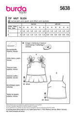 Schnittmuster burda style - Top 5638